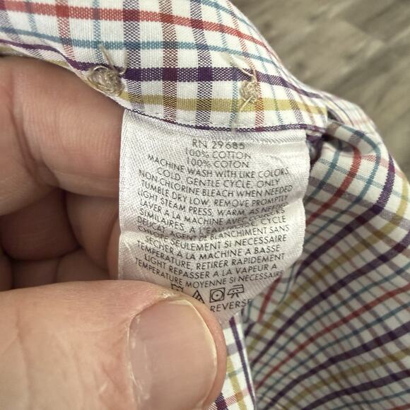 Pendleton Shirt Mens XL Multicolor Plaid Broadway Cloth Button Up Long Sleeve - Picture 4 of 6